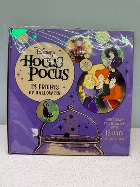 NEW DISNEY HOCUS POCUS 13 FRIGHTS OF HALLOWEEN COUNTDOWN BOOK